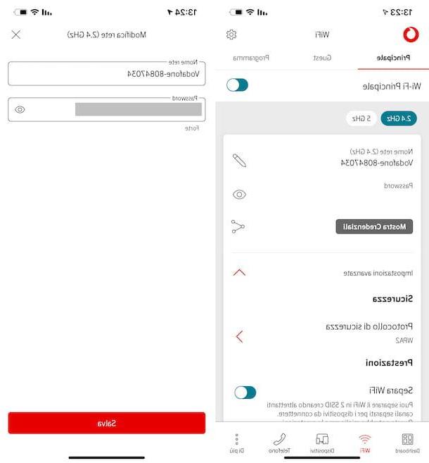Cómo cambiar la contraseña de la estación Vodafone